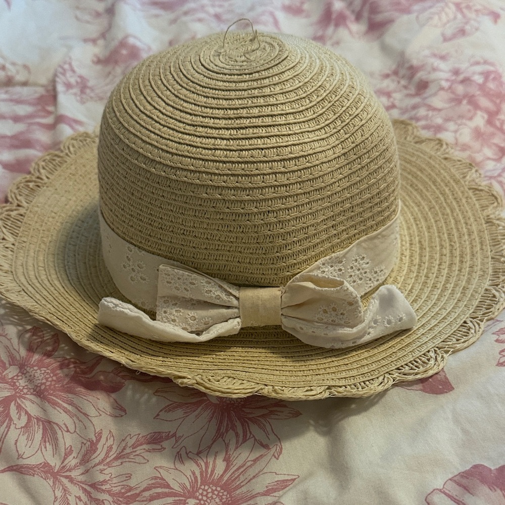 Macy's Cream Kids Sun Hat with Bow